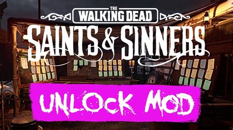 walking dead saints and sinners save mod